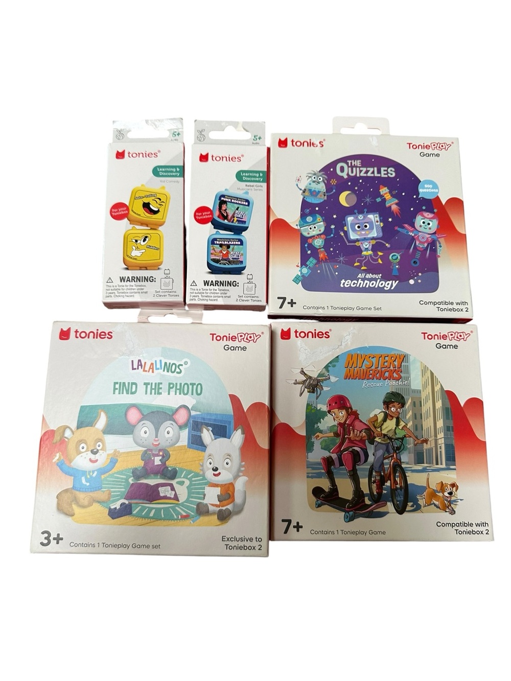 Tonies lot of 5 NEW